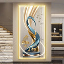 Axyaa LED Abstract Mural Lamp for Luxury Corridor Decoration