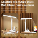 Axyaa LED Desk Lamp 2 Heads Dimmable USB Chargeable 180 Rotate Foldable Eye Protection
