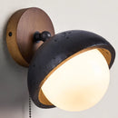 Axyaa Retro Stone Wall Lamp with Pull Switch