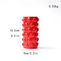 Axyaa Fruit Relief Ceramic Vase, Cute Cartoon Lemon & Strawberry Design