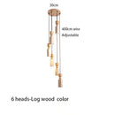 Axyaa Natural Stone Pendant Lights - Modern LED Chandeliers