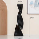Axyaa Ceramic Geometric Lines Vase Abstract Decorative Ornaments