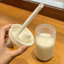 Axyaa 500/800ML Straw Cup, Transparent PP, Portable Ins Style Juice Milk Tea Cup