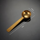 Axyaa Stainless Steel Coffee Food Tea Measuring Spoon Baking Tools 10-15ML Solid Color
