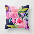 Axyaa Flower Butterfly Pattern Cushion Cover - Sofa Decoration Pillowcase