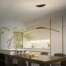Axyaa Modern Nordic LED Chandelier for Dining Room Island and Office Living Room