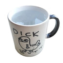 Axyaa Color Changing Mug: Dick Butt Ceramic Coffee Cup