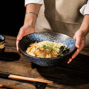 Axyaa Ramen Soup Bowl: Creative Rain-Hat Shaped Ceramic Bowl for Home and Restaurant