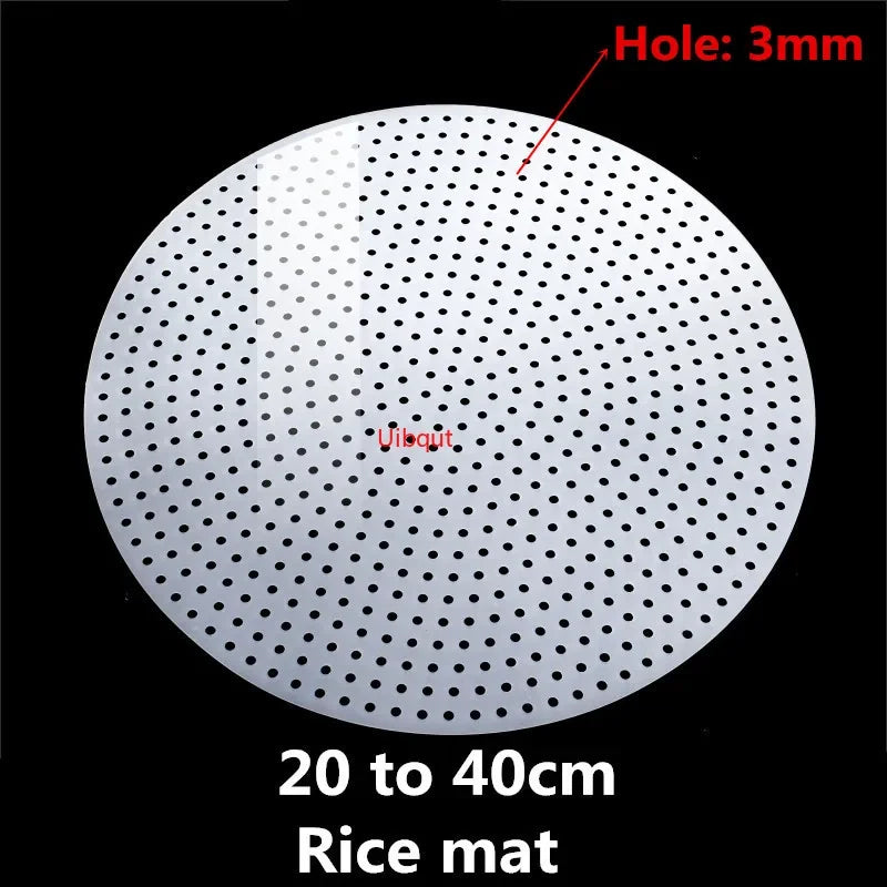 Axya Silicone Rice Steamer Mat Mesh - Non Stick Cooking Dim Sum Pastry Baking
