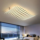 Axyaa Fishbone Line Acrylic LED Ceiling Lamp, Musical Note Theme, Modern Nordic Art