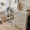 Boho Half Sun Wall Decals - Axyaa Self-adhesive Waterproof Wall Sticker for Kids Bedroom