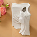 Ceramic Face Vase by Axyaa - Abstract 3D Design for Home Decor