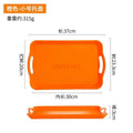 Axyaa Non-Slip Tray, Plastic Plates, Double Ear Tea Cups, Serving Dishes