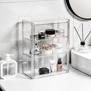 Axyaa Acrylic Stackable Storage Box with Magnetic Lid Transparent Showcase Organizer