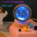 Axyaa Galaxy Planetary Projection Crystal Ball Night Light