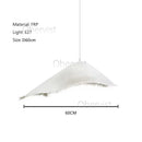 Axyaa Nordic Wabi Sabi LED Pendant Light Chandelier for Home Decor