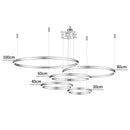 Axyaa Gold LED Acrylic Pendant Lamp for Modern Minimalist Home Decor