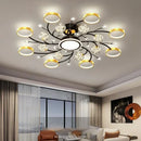Axyaa Starry Sky Chandelier LED Ceiling Lamp for Modern Nordic Living Room