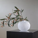 Axyaa Irregular Pleats Glass Vase for Home Decor