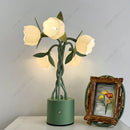 Axyaa Lily of the Valley Lamp: USB-C, Decorative Flower Light with Dimmable G4 Bulb