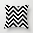 Geometric Black Yellow Cushion Covers - Axyaa Modern 18" Throw Pillow Case