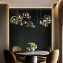Axyaa Modern Glass Pendant Lights for Living Room and Dining Room Lighting