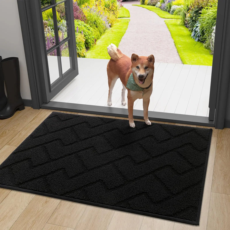 Axyaa Indoor Non-Slip Entrance Mat - Absorbent & Durable Doormat