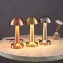 Axyaa Rechargeable LED Table Lamp, 3 Color Touch Sensor Bedside Light