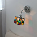 Axyaa Colorful Glass LED Wall Light for Living Room Kitchen Bedside Wall Lamp