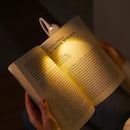 Axya Clip Book Light: Portable USB Charging LED Night Lamp