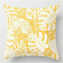 Axyaa Floral Leaves Pattern Cushion Cover for Modern Living Room