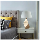 Axyaa Geometric Diamond Hardware Table Lamp