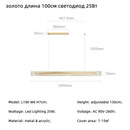 Axyaa Glass Pendant Light: Modern Minimalist Art Shadow Design