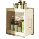 Axyaa Pull-out Spice Rack Holder Corner Storage Stand Shelf Organize Bottles