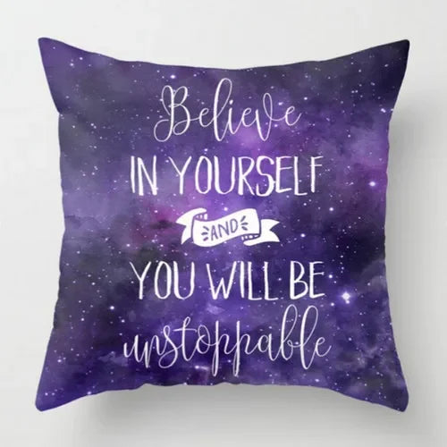Axyaa Starry Sky Geometric Pillowcase: Sofa, Car, Home Decor, Embrace Pillowcase