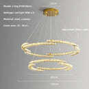 Axyaa Oval Crystal Dimmable Ceiling Chandelier for Villa Bedroom Dining Room