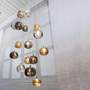 Axyaa Crystal LED Stair Chandelier - Luxury Home Decor Lighting