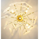 Axyaa Crystal Pendant Light: Versatile Hanging Lighting for Home, Restaurant, and Bedroom