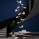 Axyaa Crystal Chandelier LED Ceiling Lamp for Indoor Living Room Lighting