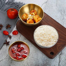 Axyaa Double Layer Rice Bowl for Kids and Adults - Stainless Steel Soup Fruit Bowl
