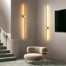 Axyaa Golden Dimming LED Wall Sconce 350° Rotation Modern Indoor Light Fixture