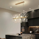 Axyaa Dandelion Crystal Light: Luxury Starry Sky Lighting for Living Room, Restaurant, Bedroom