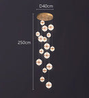 Axyaa Facil Indoor Lighting - Elegant Chandelier for Home and Staircase