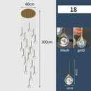 Axyaa Nordic Chandeliers for Dining Room - Indoor Light Fixture Pendant Lights
