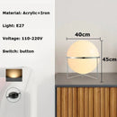 Axyaa Nordic Bauhaus LED Floor Lamp for Romantic Living Room Decoration