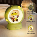 Axyaa Panda Astronaut LED Night Light for Kids - USB Rechargeable Silicone Bedside Lamp