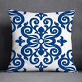 Axyaa Blue Mermaid Sailor Marines Polyester Pillowcase Home Office Decor