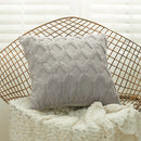 Axyaa Light Gray Boho Pillow Cover Set - Home Decor for Living Room