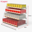 Axyaa Woodgrain Aluminium Cigarette Display Shelf Rack for Tobacco Stores
