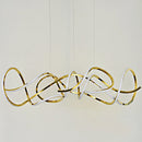 Axyaa Gold Chandelier Pendant Ceiling Lamps for Modern Home Living Room Décor